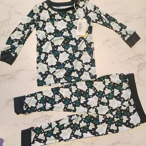 Little One Shop Unisex Yeti Pajamas Size 12-18 months NWT